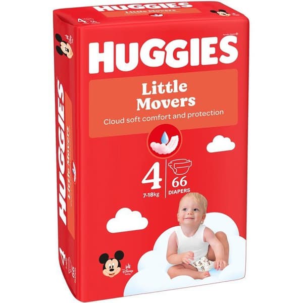 HUGGIES Little Movers Mega 4 (66 st)