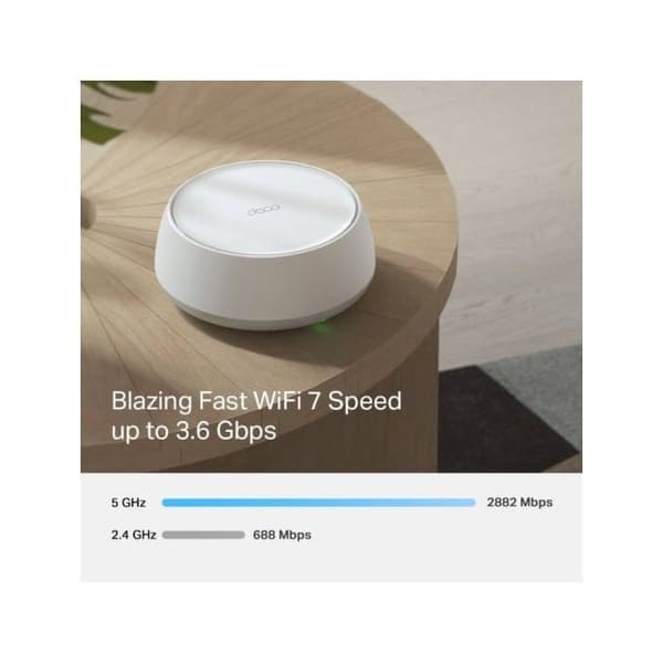 Mesh-system - TP-Link - DECO BE25 (2-PACK) - Wi-Fi 7 - 2882 Mbit/s - Hvid