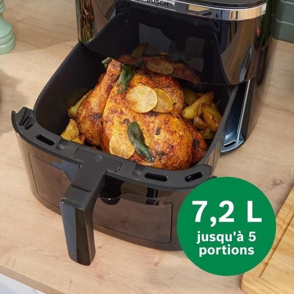 Fritös utan olja - Bosch - Serie 6 - Kapacitet 7,2 L - 7 program - Touchskärm