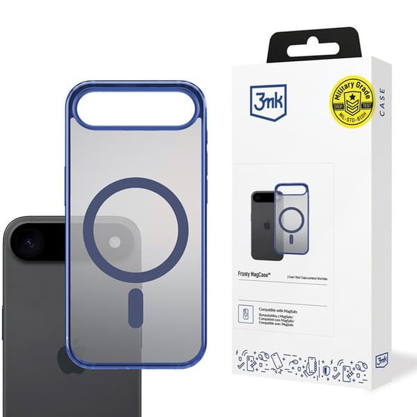 3mk Frosty MagCase til iPhone Air - Blå