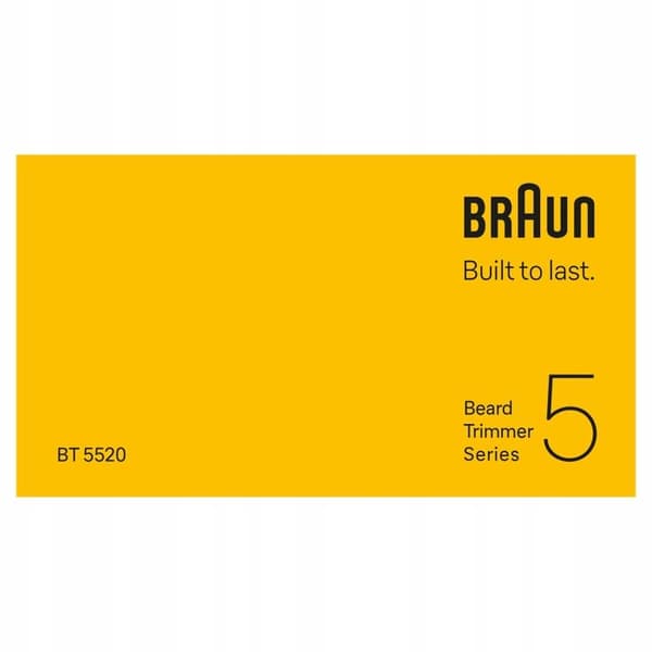 Braun Serie 5 BT5520 sort finish trimmer