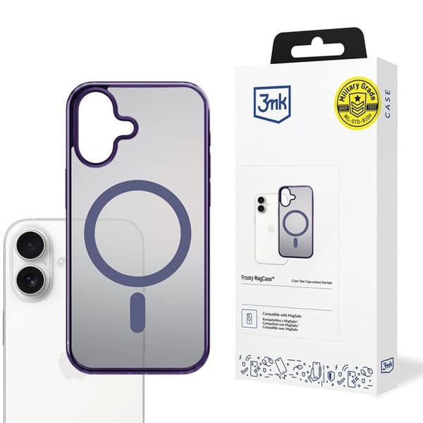 3mk Frosty MagCase til iPhone 17 - Lilla