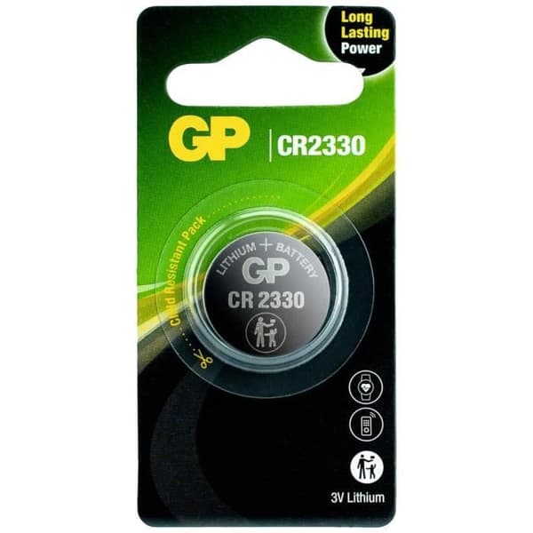 Knapcelle CR 2330 lithium GP Batterier 260 mAh 3 V 1 stk.