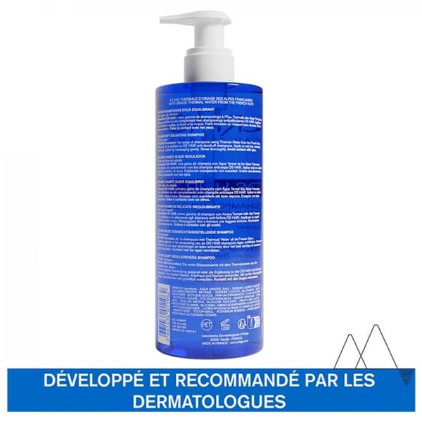 Uriage ds hår shampoo blød balancerende 500ml