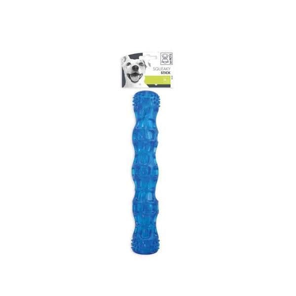 M-PETS SQUEAKY Stick Blå - 27,3 x 5 cm Blå TPR