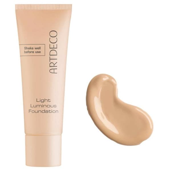 Lysende foundation - ARTDECO - Farve 6 Neutral - 25 ml - Let tekstur - Blålysbeskyttelse