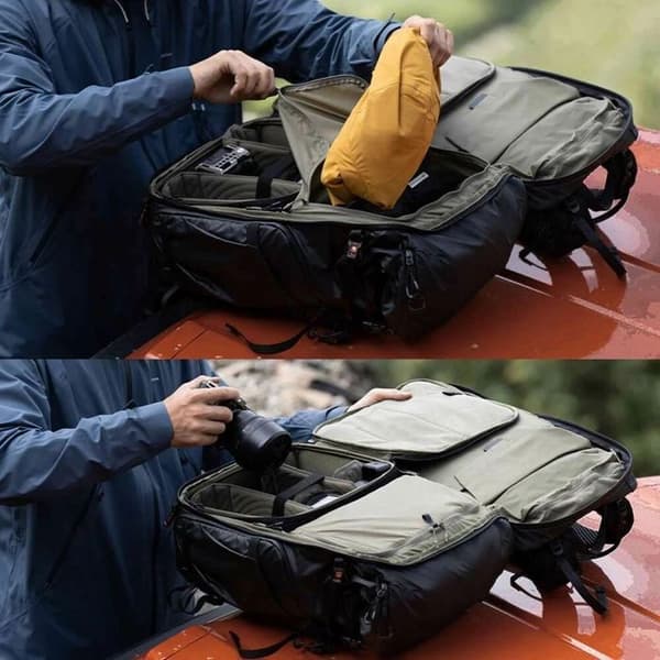 Fotoryggsäck utomhus - PGYTECH - OnePro Flex Backpack 30L - Kamera insert M - Vattentålig - Ergonomisk