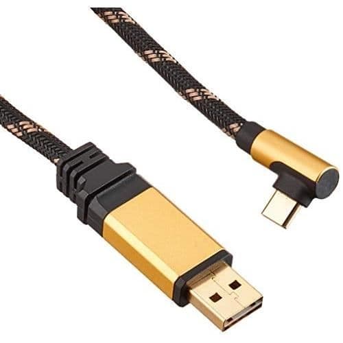 USB-kabel - ROLINE - GULD CB USB2,A REV-C - 0,8m - Guld - Dataoverførsel
