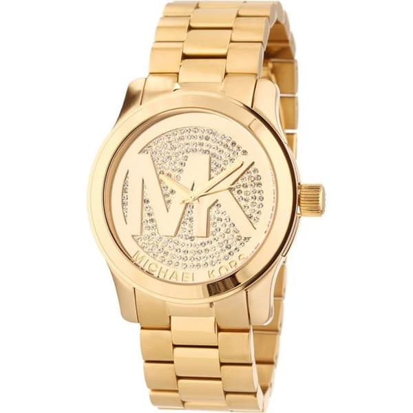 Dameur - MICHAEL KORS - MK5706 - Rustfrit Stål - Guldskive - Rhinsten