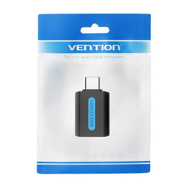 Laddare - väggadapter Vention - CDUB0 - USB-adapter, han USB-C till hon USB 3.0 (svart)