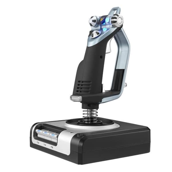 JOYSTICK SAITEK af LOGITECH X52 Flyvekontrolsystem