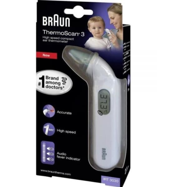 Braun IRT3030WE THERMOSCAN 3 Termometer - Öron