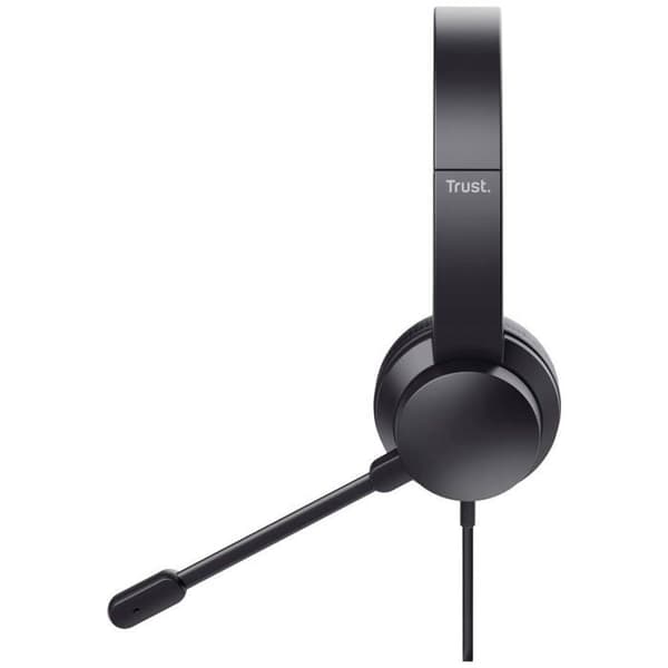 Trust HS-201 Computer Wired Over-Ear Headset Stereo Black