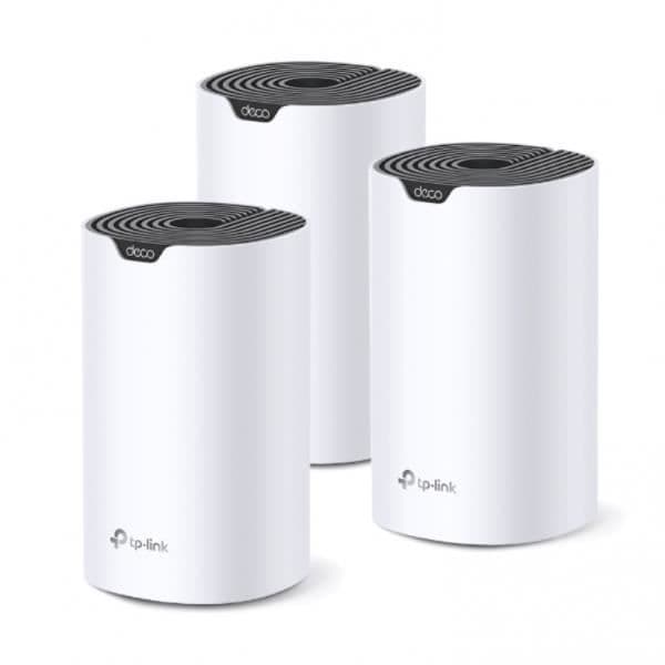 MESH-system - TP-Link - Deco S7 - Pakke med 3 - Wi-Fi AC1900 - Farve Hvid og Sort