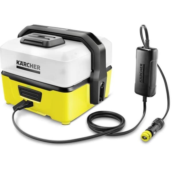 Køretøjsstrømkabel til OC3 - KARCHER - Tilbehør til mobilrenser - 2m - Sort