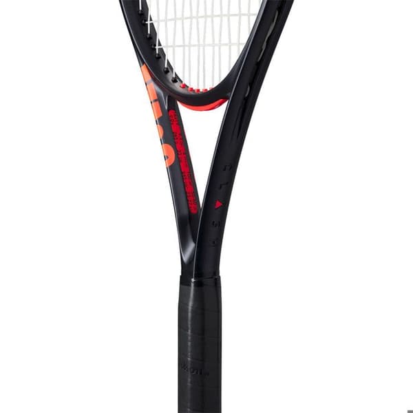 Børnetennisracket Wilson Clash 100UL V3 - sort - Sort - Greb 1
