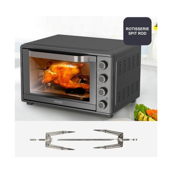 Black+decker Fire justerbare 60l 2000w grå antracit - BXOV6000E