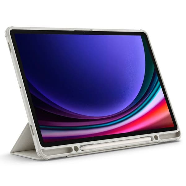 Tabletcover - SPIGEN - Galaxy Tab S9 Plus - Grå - Holdbare materialer - Optimal beskyttelse