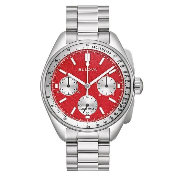 Ur - Mand - 96K115 - Rustfrit stål - Chronograph - Rød