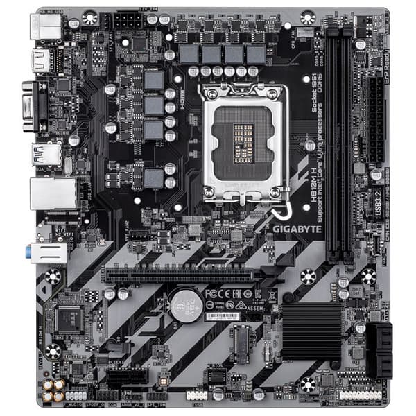 Moderkort - GIGABYTE - H810M H - Format Micro-ATX - Chipset Intel H810 - DDR4