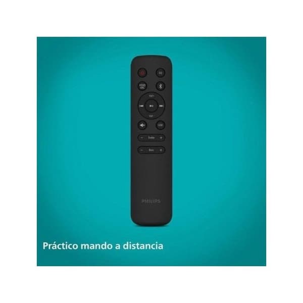Philips TAB4000 Bluetooth Soundbar 2.0 Kanaler 60W HDMI ARC Sort
