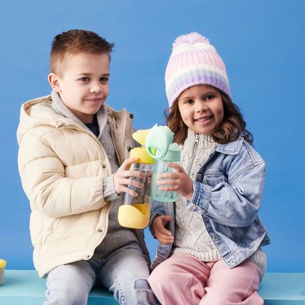 B.Box Flaska med sugrör 600 ml citron twist