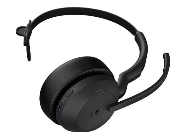 Jabra Evolve2 55 MS Mono - headset - med laddningsställ