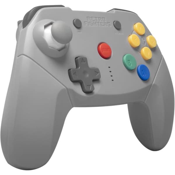 Manette Retro Fighters Brawler64 Nintendo Switch Edition NSO Trådlös Grå
