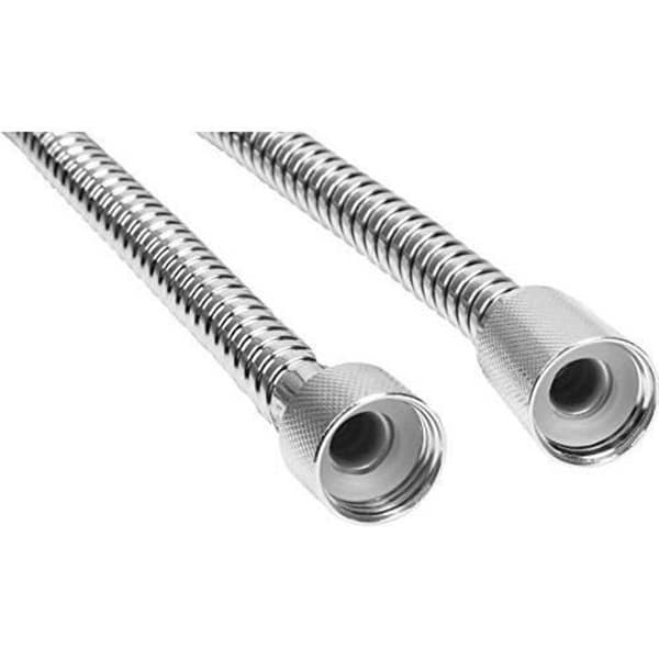 Bruseflexibel - CORNAT - TECBW3312 - Rustfrit stål - 0,80m - Forkromet - Ribbede