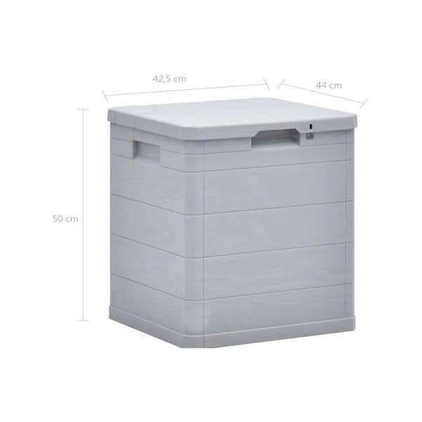 Förvaringsbox Five - 90L - Taupe - Modern - Grå