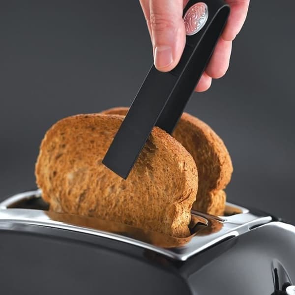 RUSSELL HOBBS 22601-56 Brødrister - Brede pladser - Sort