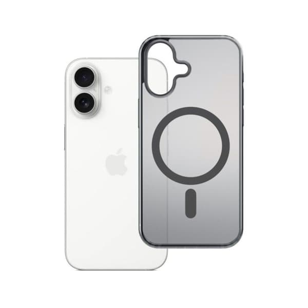 3MK Frosty MagCase til iPhone 17 — Sort, Mat, MagSafe, TPU+PC