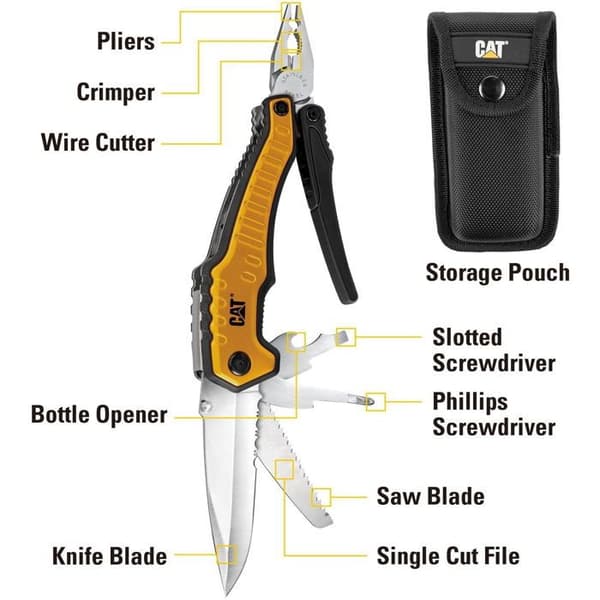 Caterpillar Multifunktionell kniv 9i1 CT980045