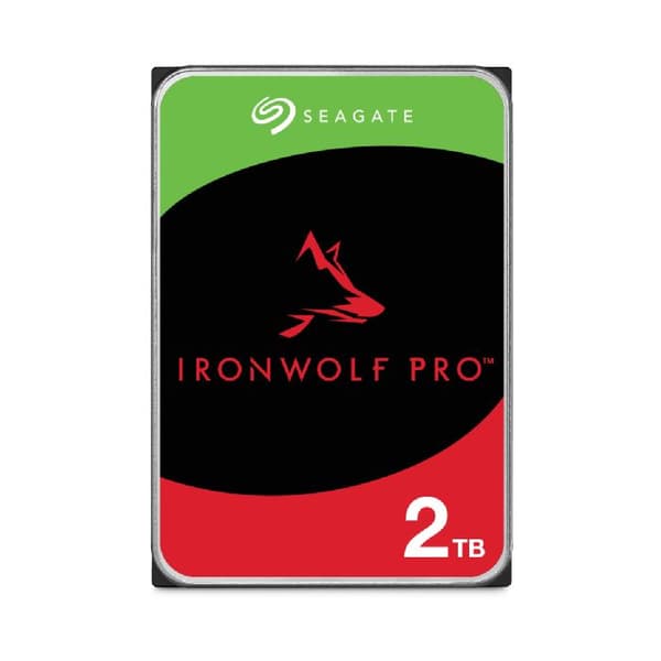 Hårddisk - SEAGATE - IRONWOLF PRO - 2To - SATA/600 - 7200 varv/min - 256 Mo cache