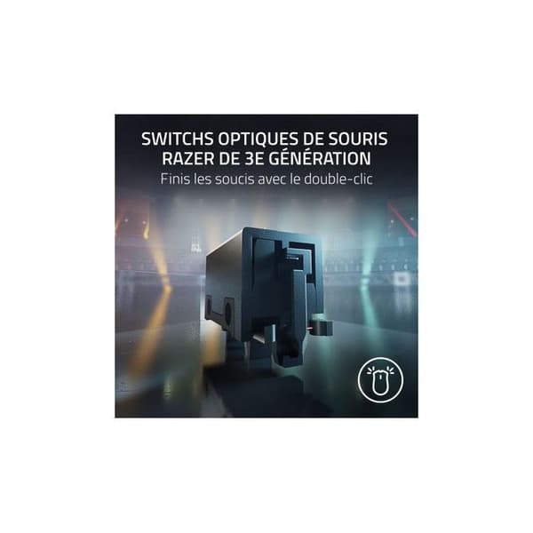Mus - Razer - Deathadder v3 Pro - Sort - 30000 dpi - 5 programmérbare knapper