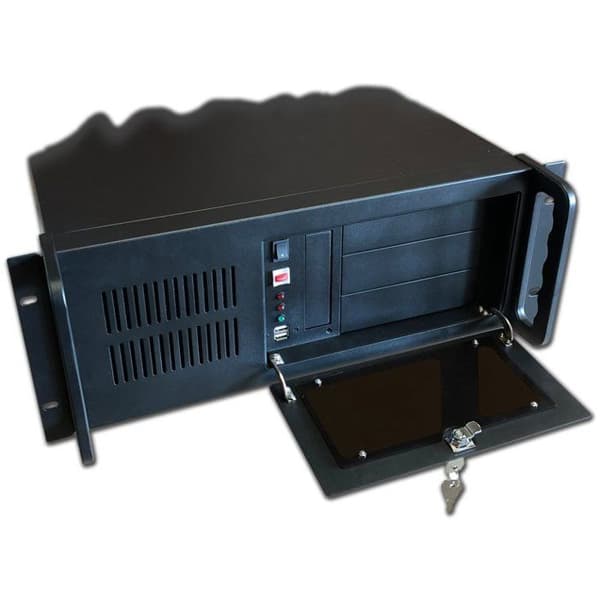 Datorchassi - DATACOM - IPC 4U - Svart - USB 2.0 - 6 st 3.5 tum