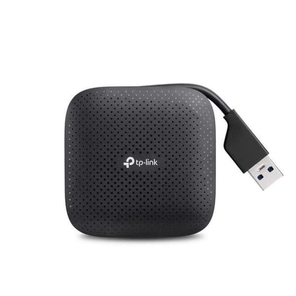 TP-Link UH400 Hub USB 3.0 4 Porte, 5 Gbps, Kompakt og Bærbar, LED, Kompatibel med Windows/Mac/Linux, Sort