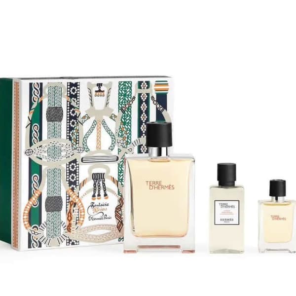 Terre D'Hermès Eau De Toilette Spray 100ml Set 3 Delar