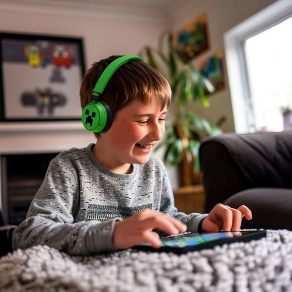 Bluetooth-hovedtelefoner - EKIDS - Minecraft Grøn