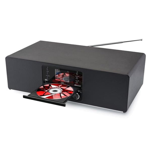 Mini-lydsystem - JVC - RD-E984B - Internet Radio - Bluetooth 5.2 - 2x25 W - TFT-skærm 320x240