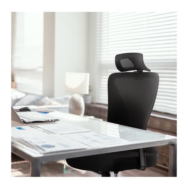 Kontorsstol - MARK ADLER - Chef 3.5 - Ergonomisk - Tyg - Svart