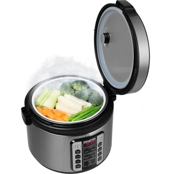 Multifunktionel riskoger - SENCOR - SRM 3151BK - 700 W - 1,5 L - Rustfrit stål