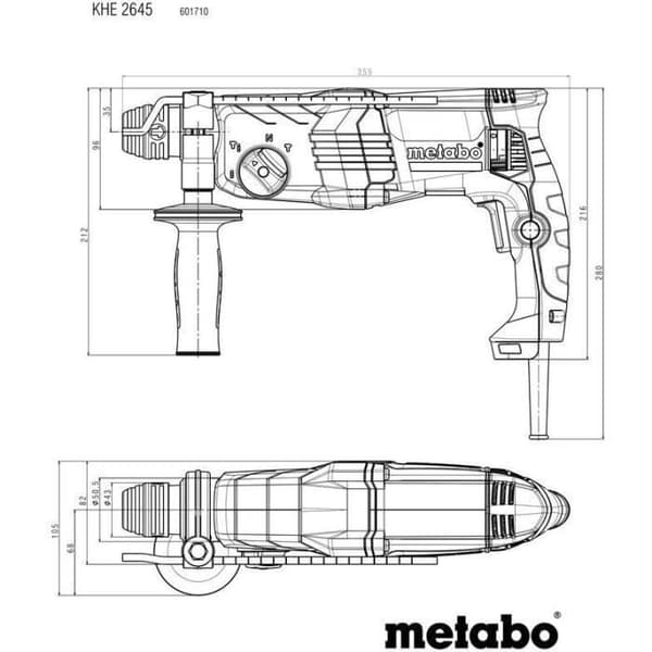 Kombinationshammarborr - METABO - KHE 2645