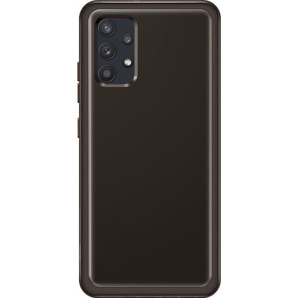 Coque - Samsung - Galaxy A32 4G - Transparent - Blød - Sort