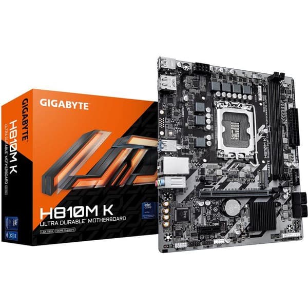 Moderkort - GIGABYTE - H810M K - Format Micro-ATX - Chipset Intel H810 - DDR4
