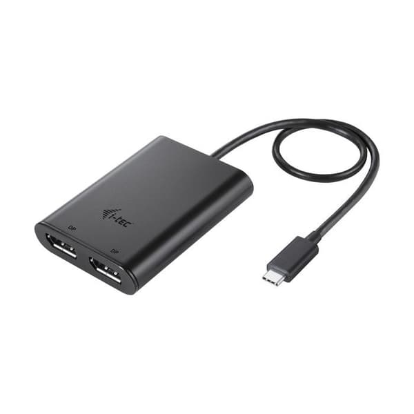 I-Tec C31DUAL4K60DP Adaptere Sort