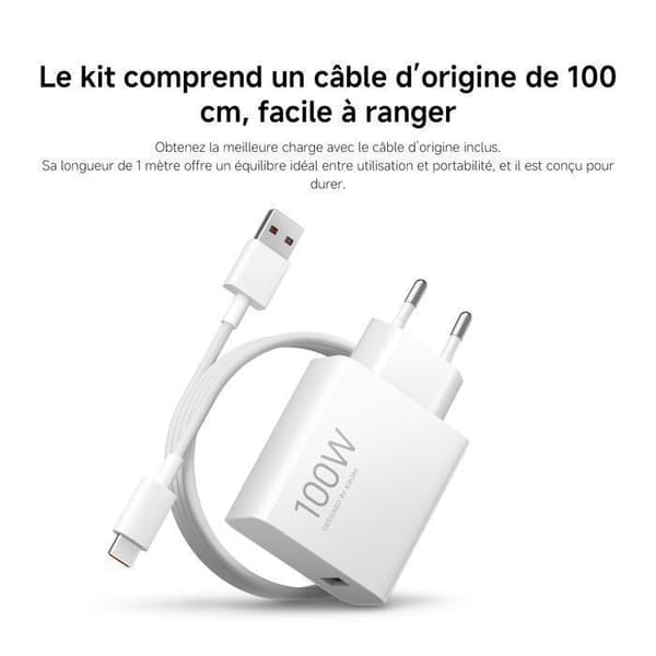 Xiaomi 100W Laddningskombination (Typ-A)