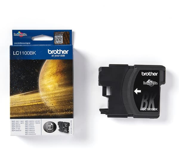 Brother LC1100BK Blækpatron Sort