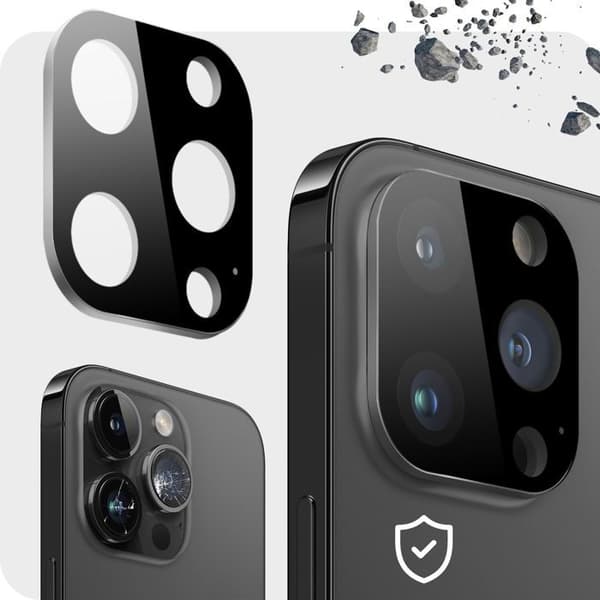 3D härdat glas skydd för iPhone 16 Pro Max kamera glas applicator (Case Friendly)