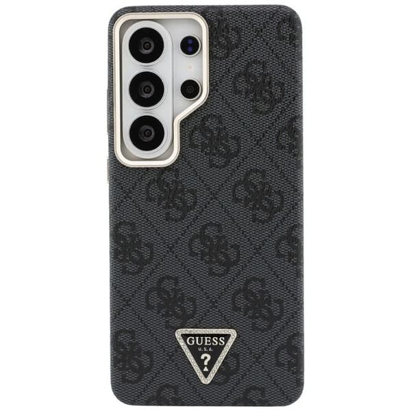 Coque Guess 4G Triangle Logo MagSafe til Samsung Galaxy S26 Ultra - Sort